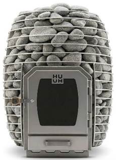 Печь на дровах для сауны Huum Hive Wood 13 kW на 90 кг камней